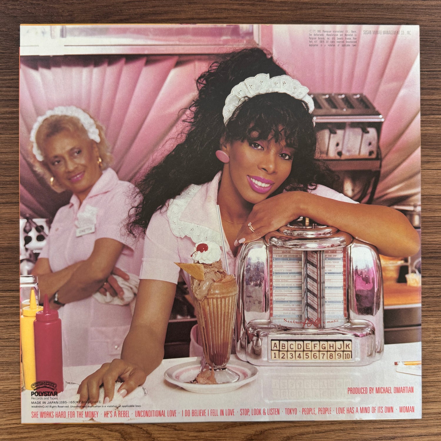 Donna Summer – She Works Hard For The Money Japan Vinyl