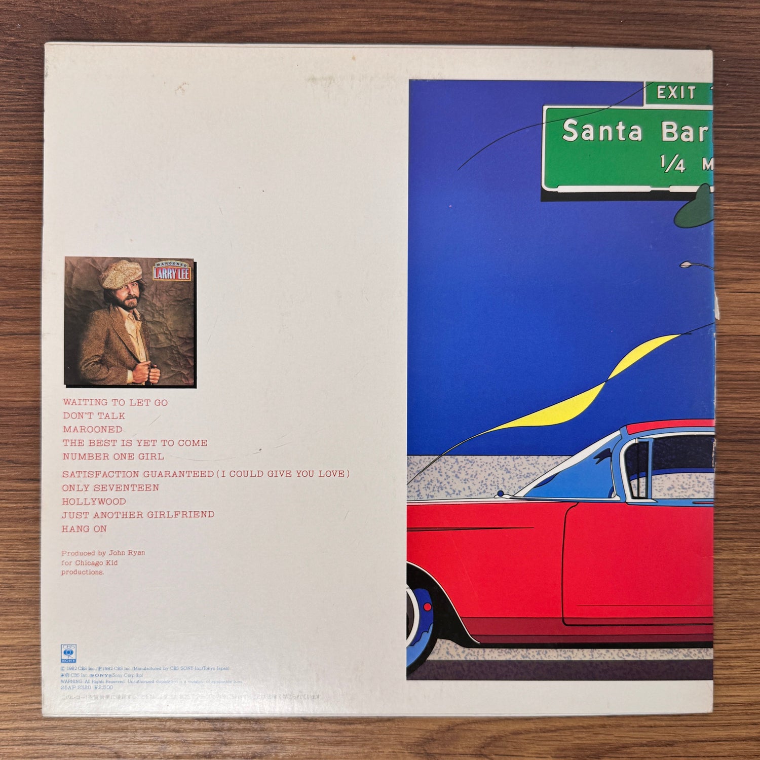 Larry Lee – Marooned Only Japan Vinyl