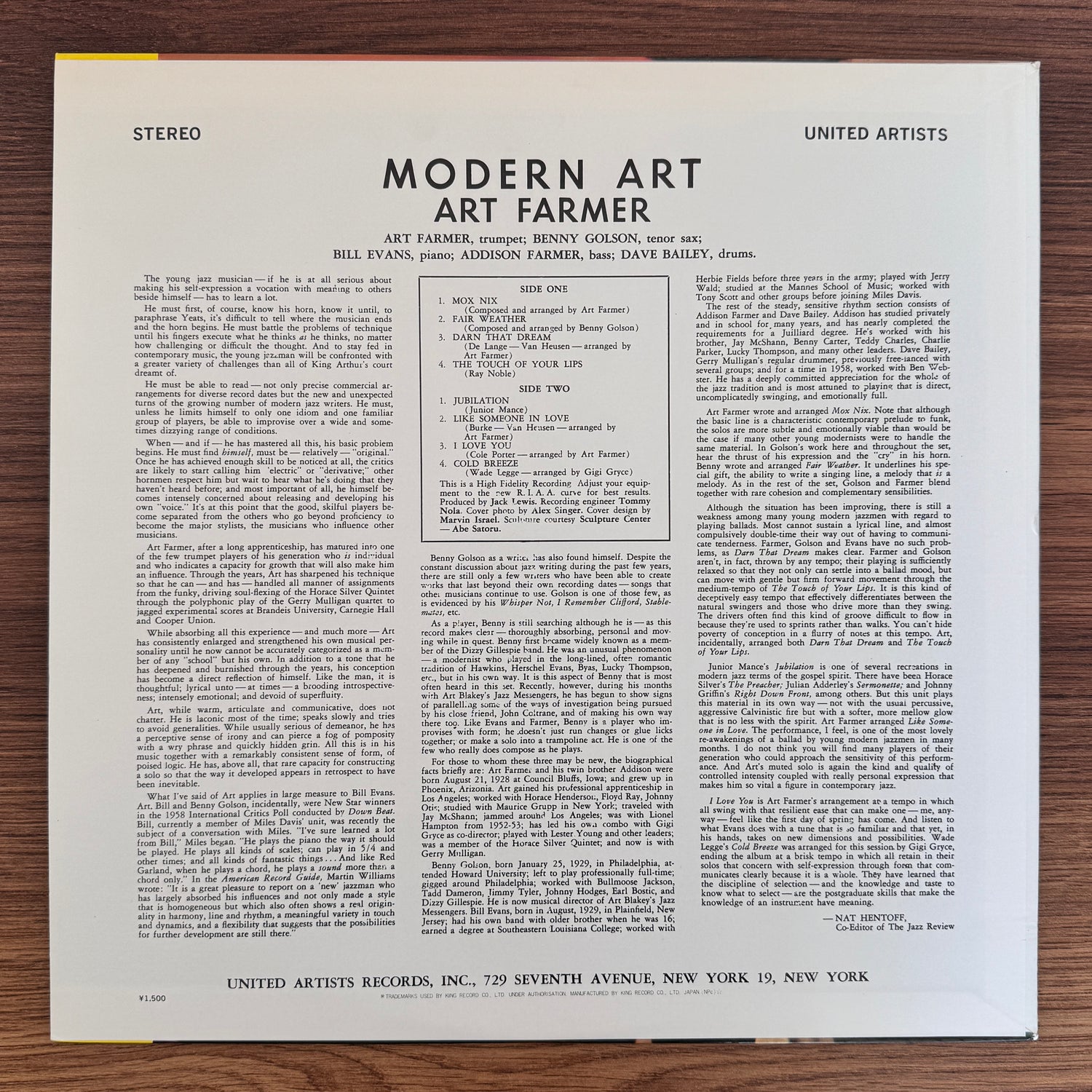 Art Farmer – Modern Art
