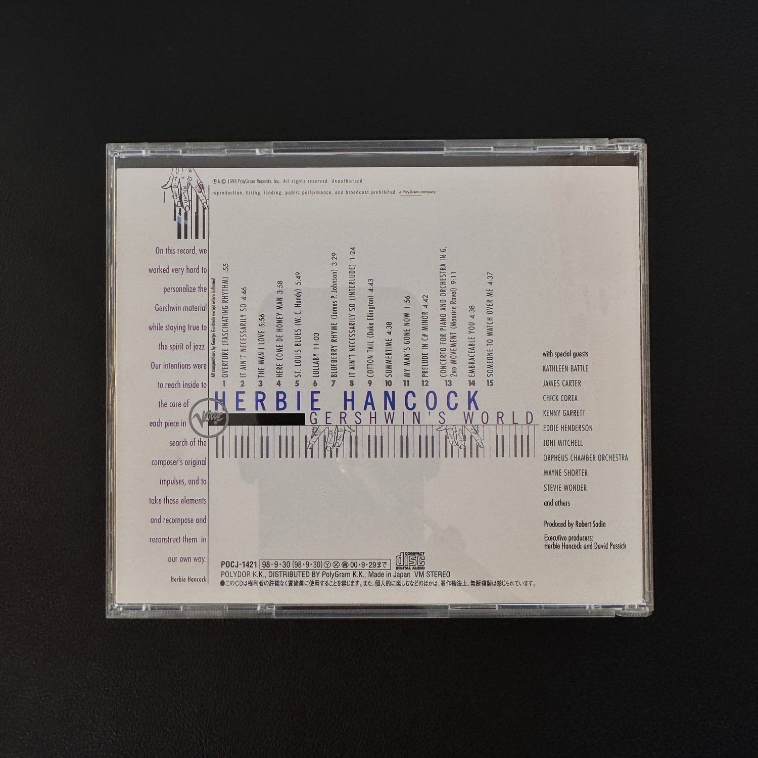 Herbie Hancock – Gershwin's World CD