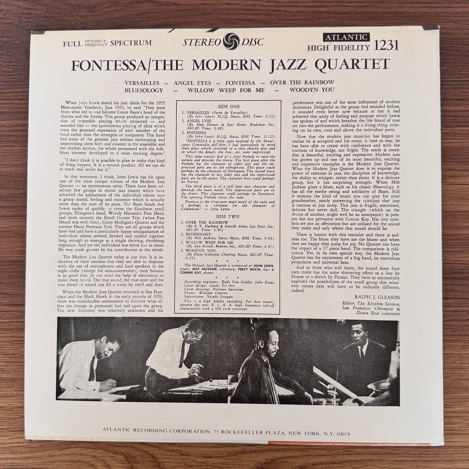 The Modern Jazz Quartet – Fontessa