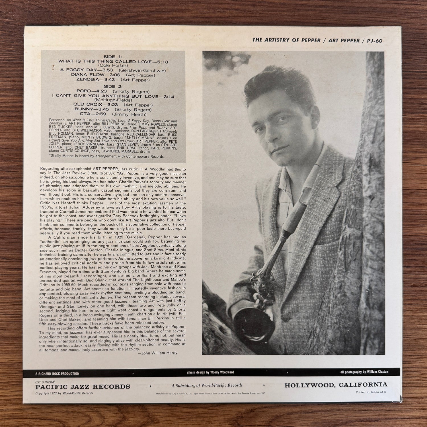 Art Pepper – The Artistry Of Pepper Only Japan Vinyl