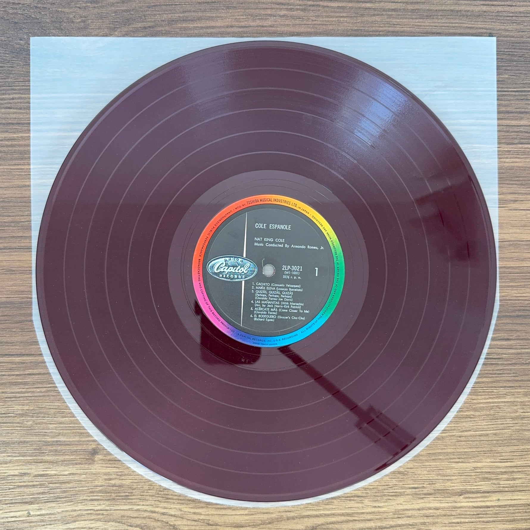 Nat "King" Cole – Cole Español Japan Vinyl