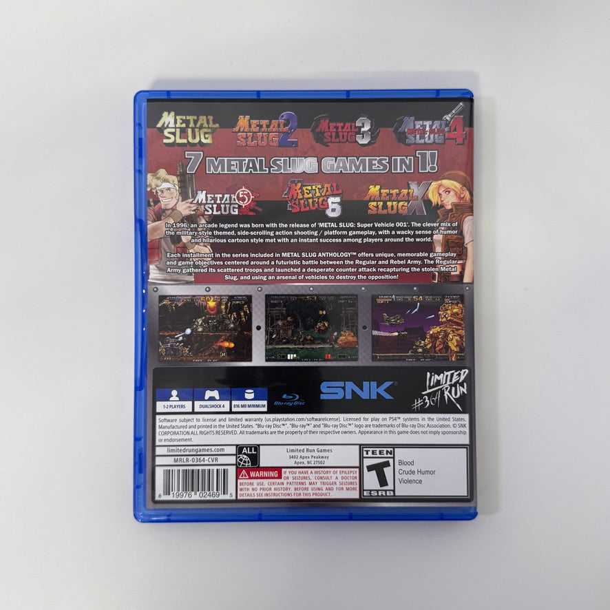 Metal Slug Anthology [Limited Run] | Playstation 4