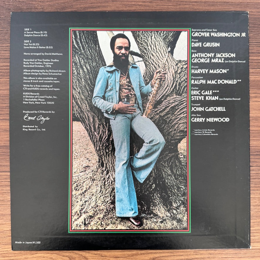Grover Washington, Jr. – A Secret Place Japan Vinyl