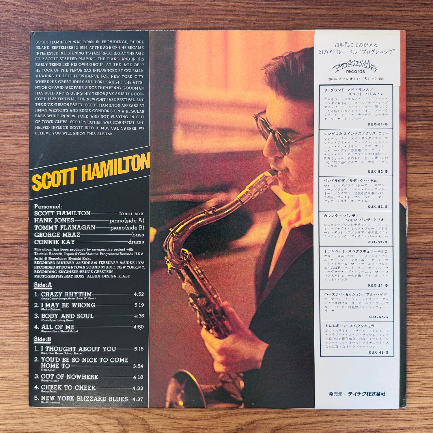 Scott Hamilton Quartet – The Grand Appearance