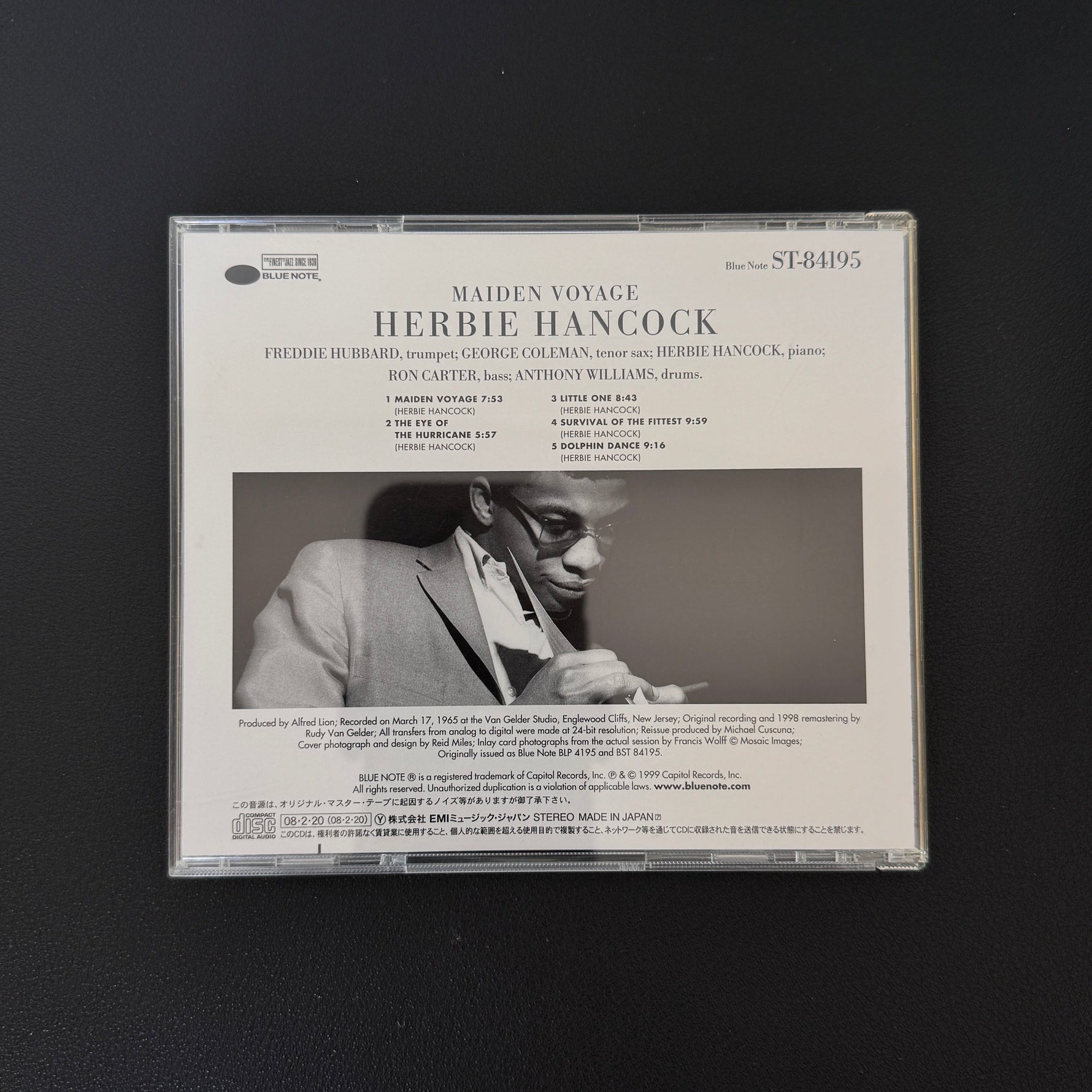 Herbie Hancock – Maiden Voyage CD Japan Vinyl