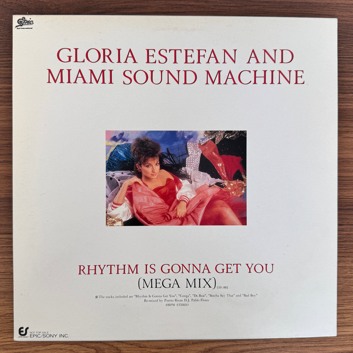 Gloria Estefan And Miami Sound Machine – Rhythm Is Gonna Get You Japan Vinyl