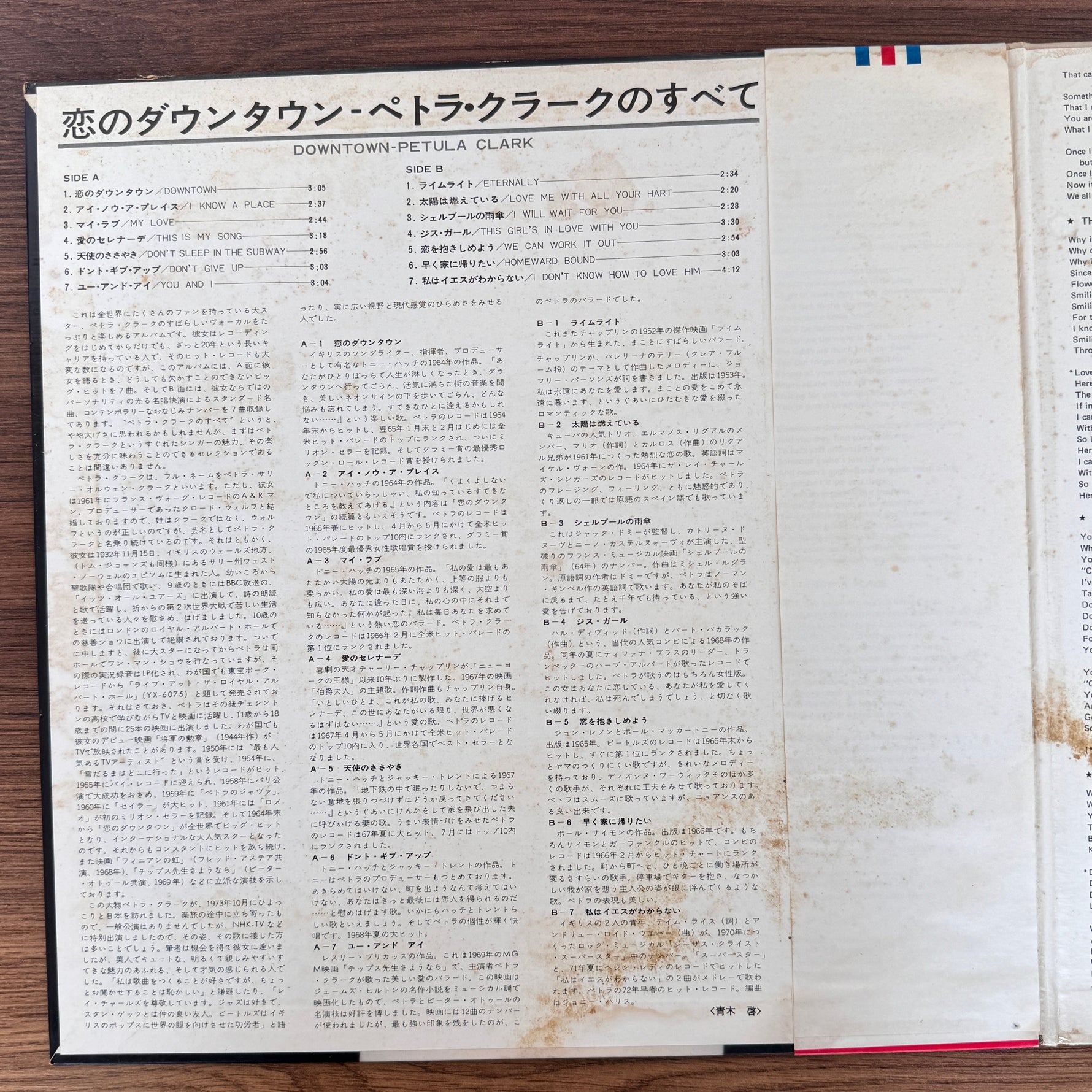 Petula Clark – Down Town Japan Vinyl