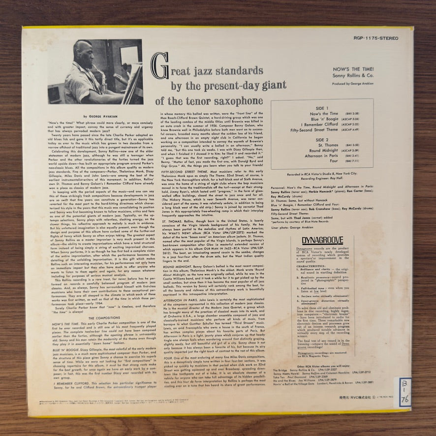 Sonny Rollins – Now's The Time!