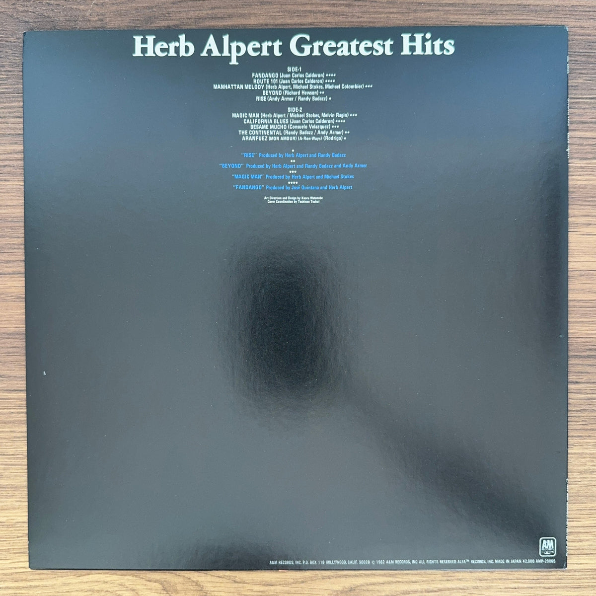 Herb Alpert – Greatest Hits Japan Vinyl