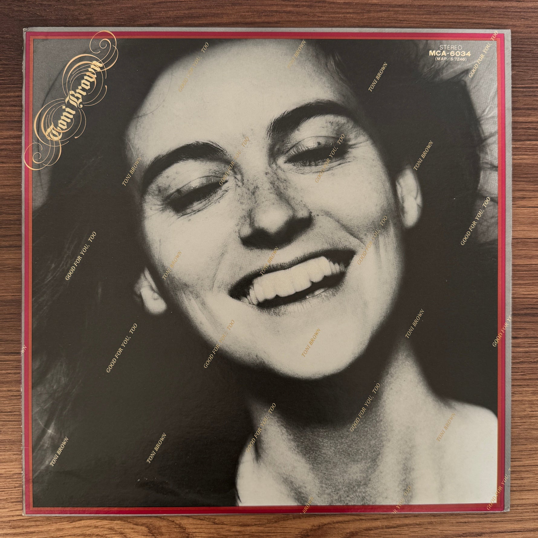 Toni Brown – Good For You,Too Japan Vinyl