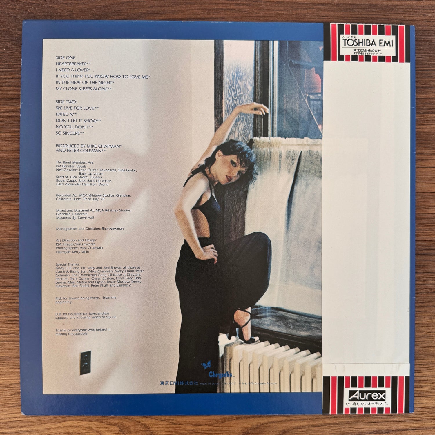 Pat Benatar – In The Heat Of The Night Japan Vinyl