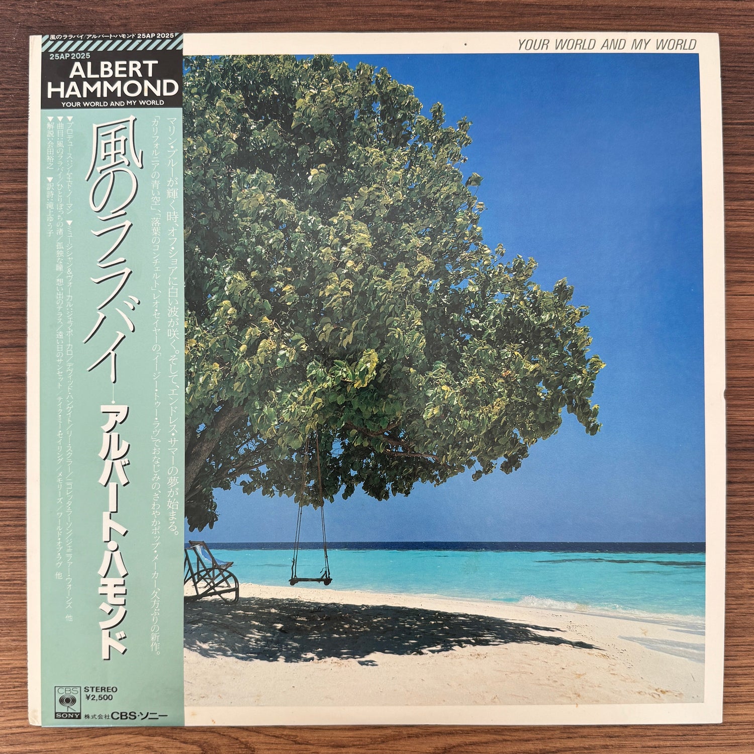 Albert Hammond – Your World And My World Japan Vinyl