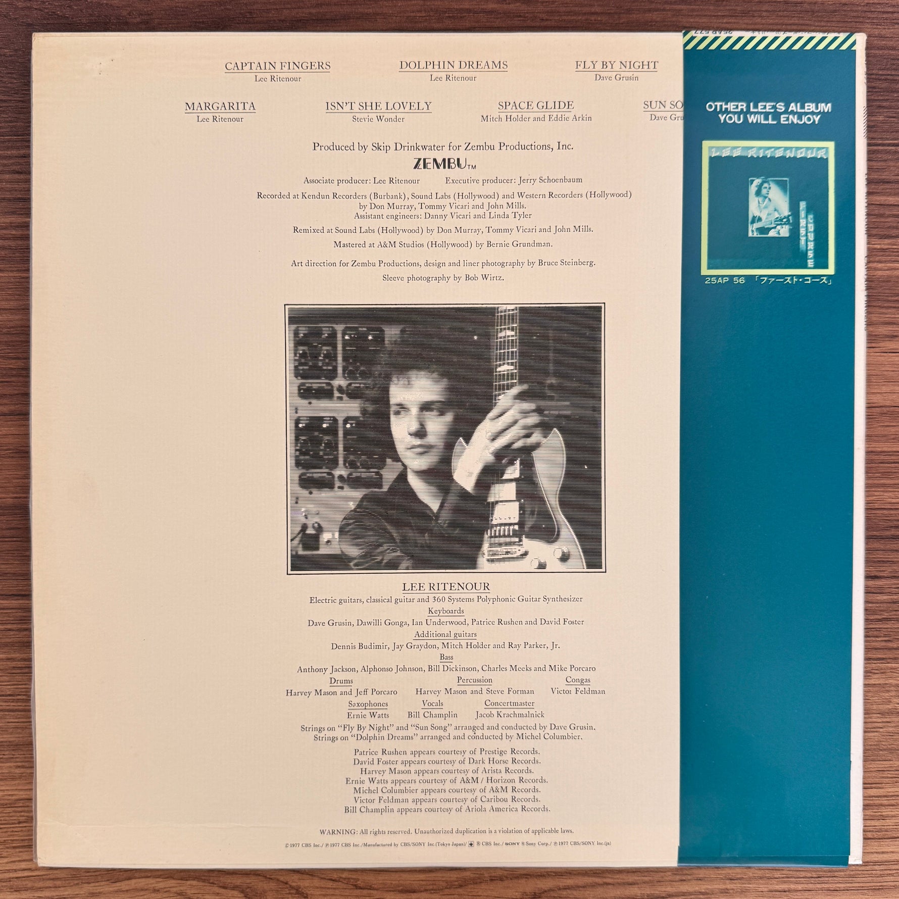 Lee Ritenour – Captain Fingers Japan Vinyl