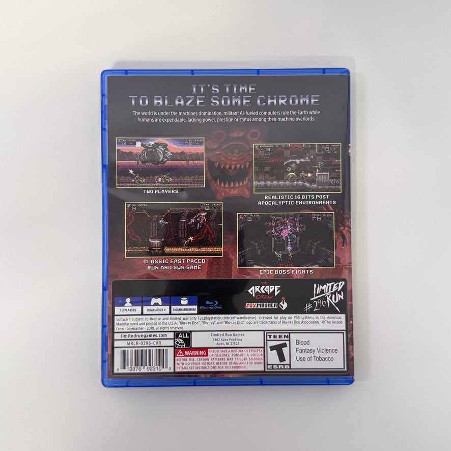 Blazing Chrome [Limited Run] | Playstation 4