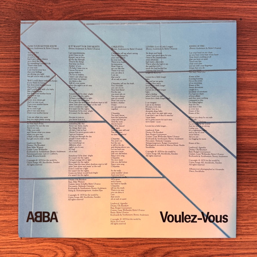 ABBA – Voulez-Vous Japan Vinyl