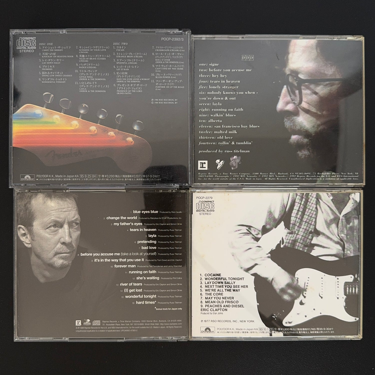 Eric Clapton CD Lotu (4 Adet)