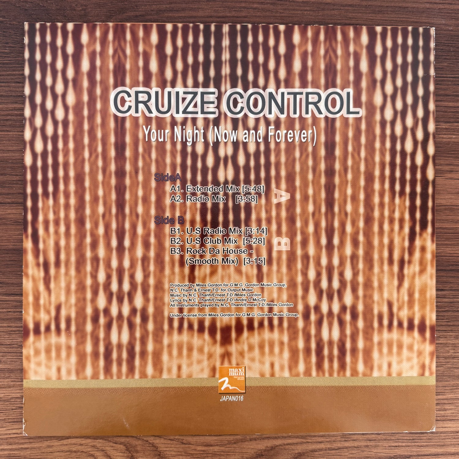 Cruize Control – Your Night (Now & Forever)