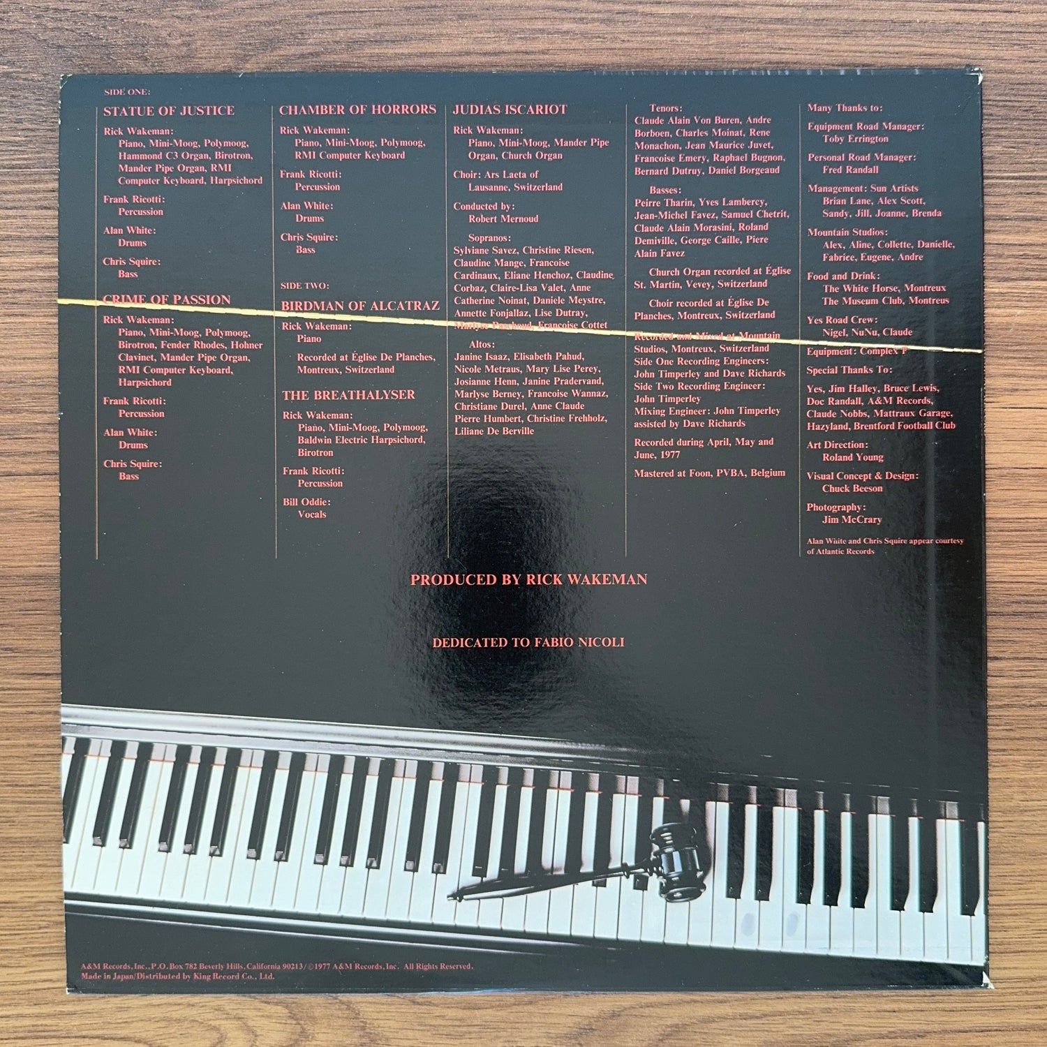 Rick Wakeman – Rick Wakeman's Criminal Record