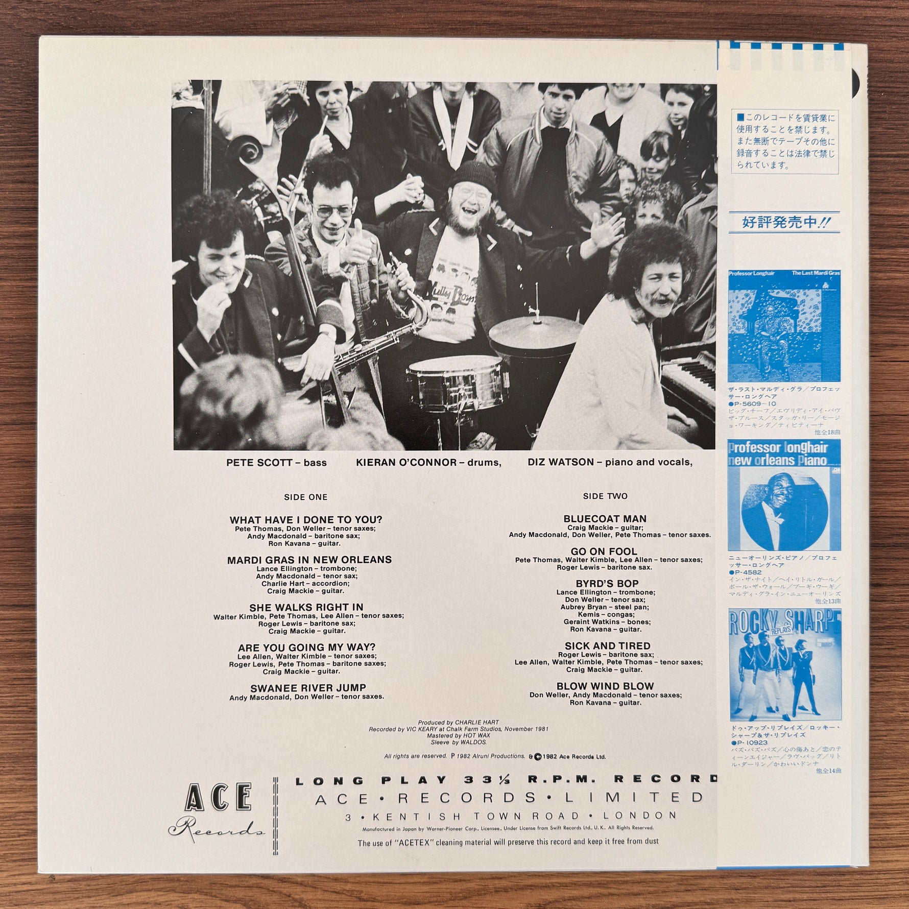 Diz & The Doormen – Bluecoat Man Japan Vinyl