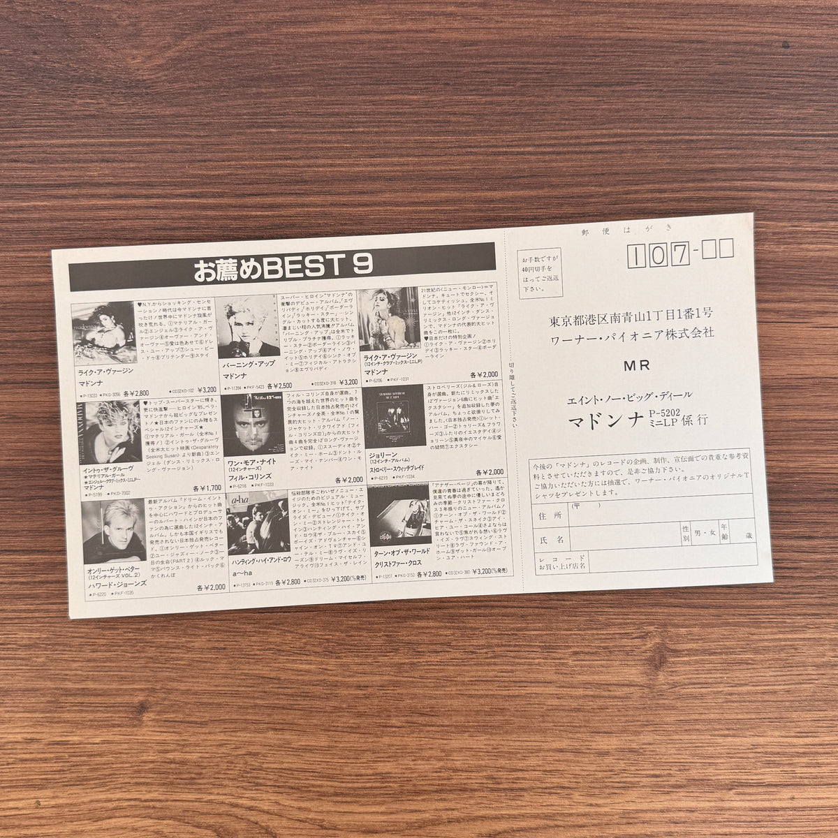 Madonna – Dress You Up ~ Ain't No Big Deal Japan Vinyl