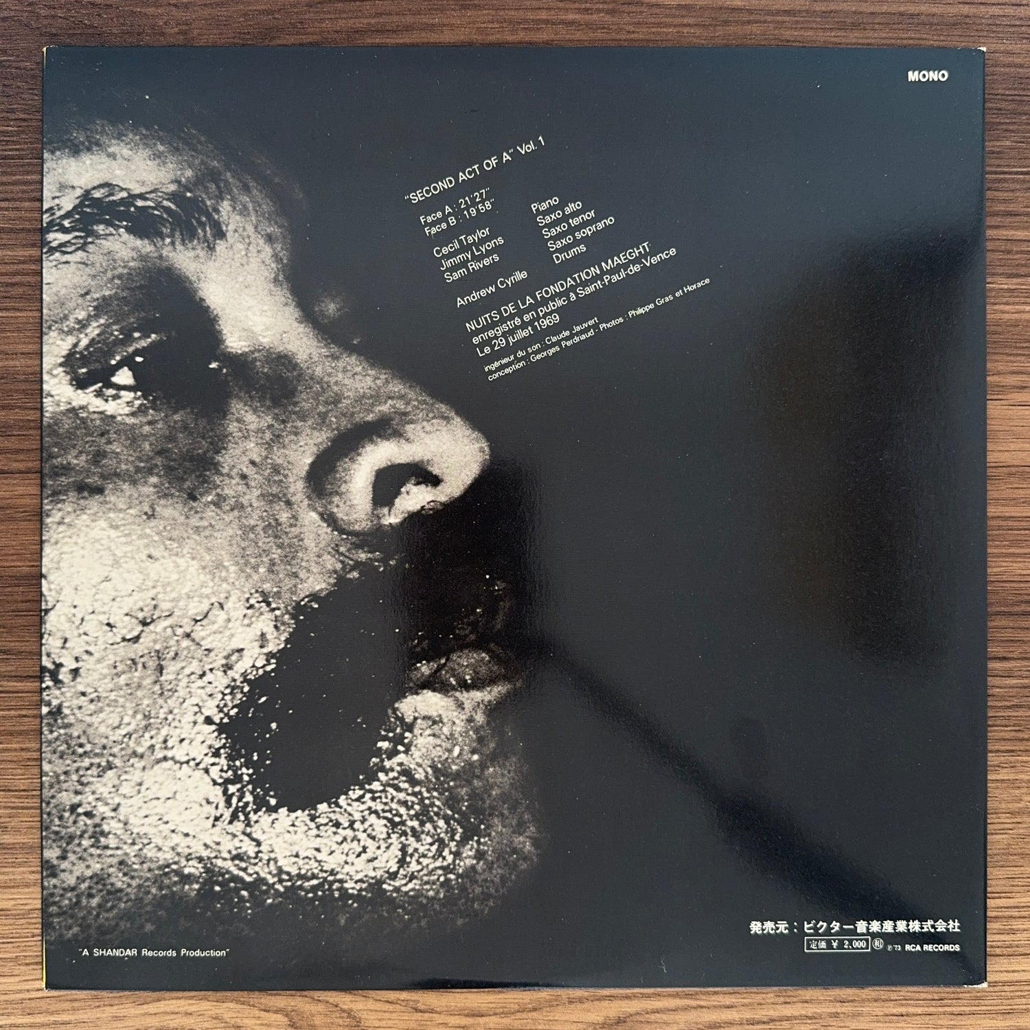 Cecil Taylor – Nuits De La Fondation Maeght: 29 Julliet 69 Vol. 1