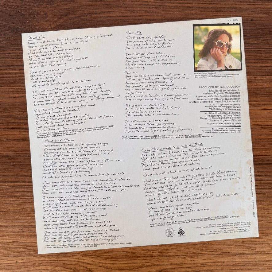 Elton John – Rock Of The Westies Japan Vinyl