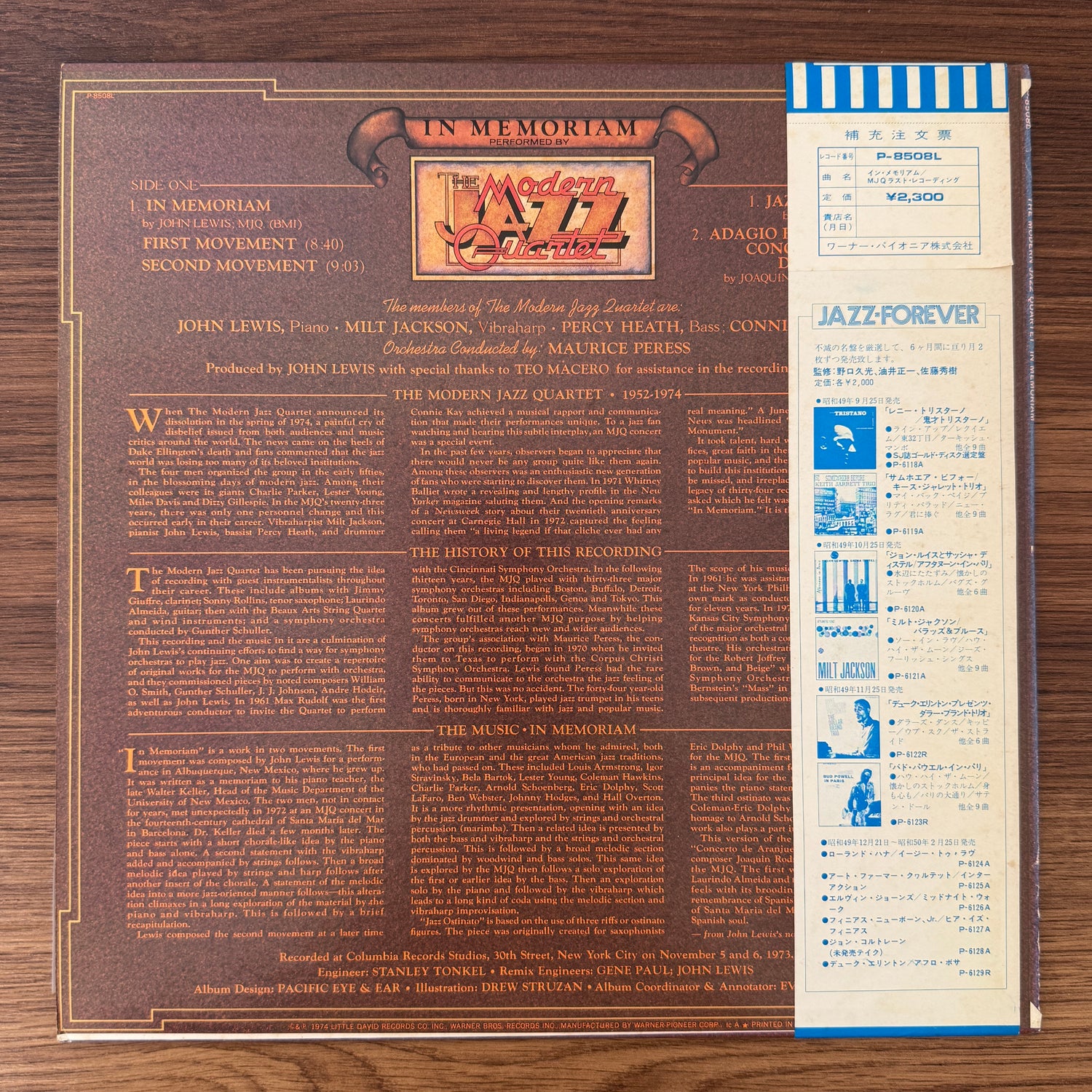The Modern Jazz Quartet – In Memoriam