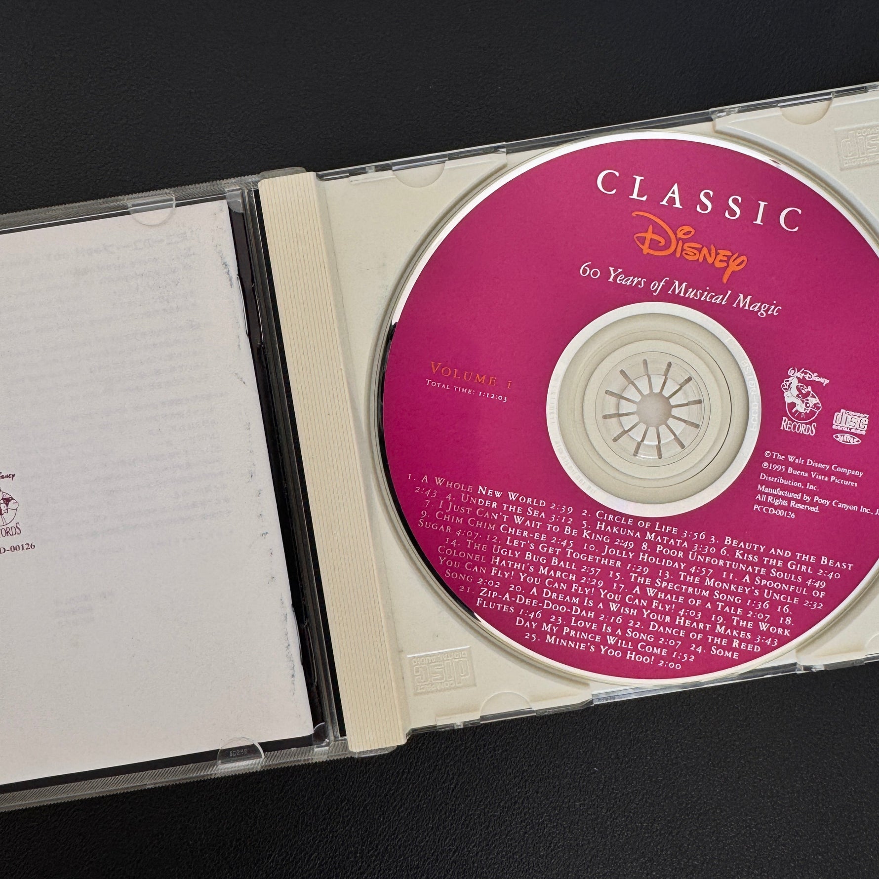 Classic Disney Volume I (60 Years Of Musical Magic) CD Japan Vinyl