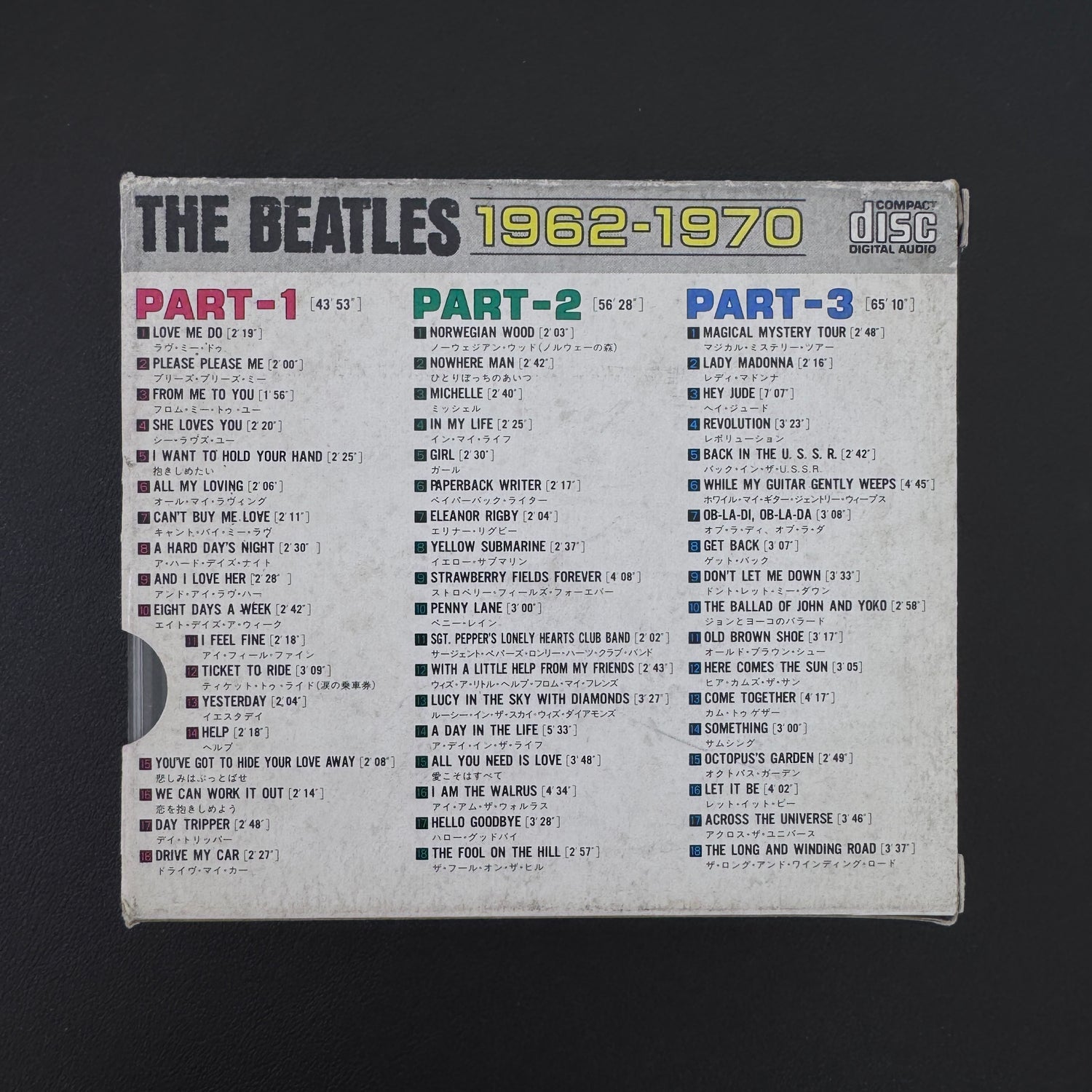 The Beatles – 1962 - 1970 Part - 1-2-3