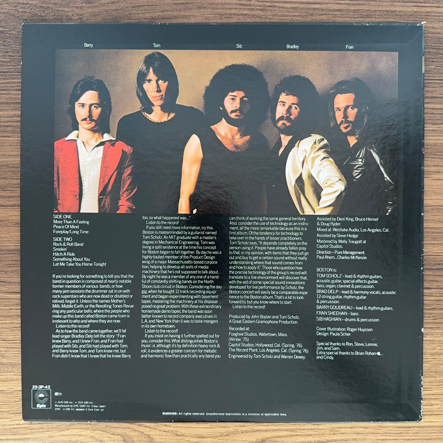Boston – Boston Japan Vinyl