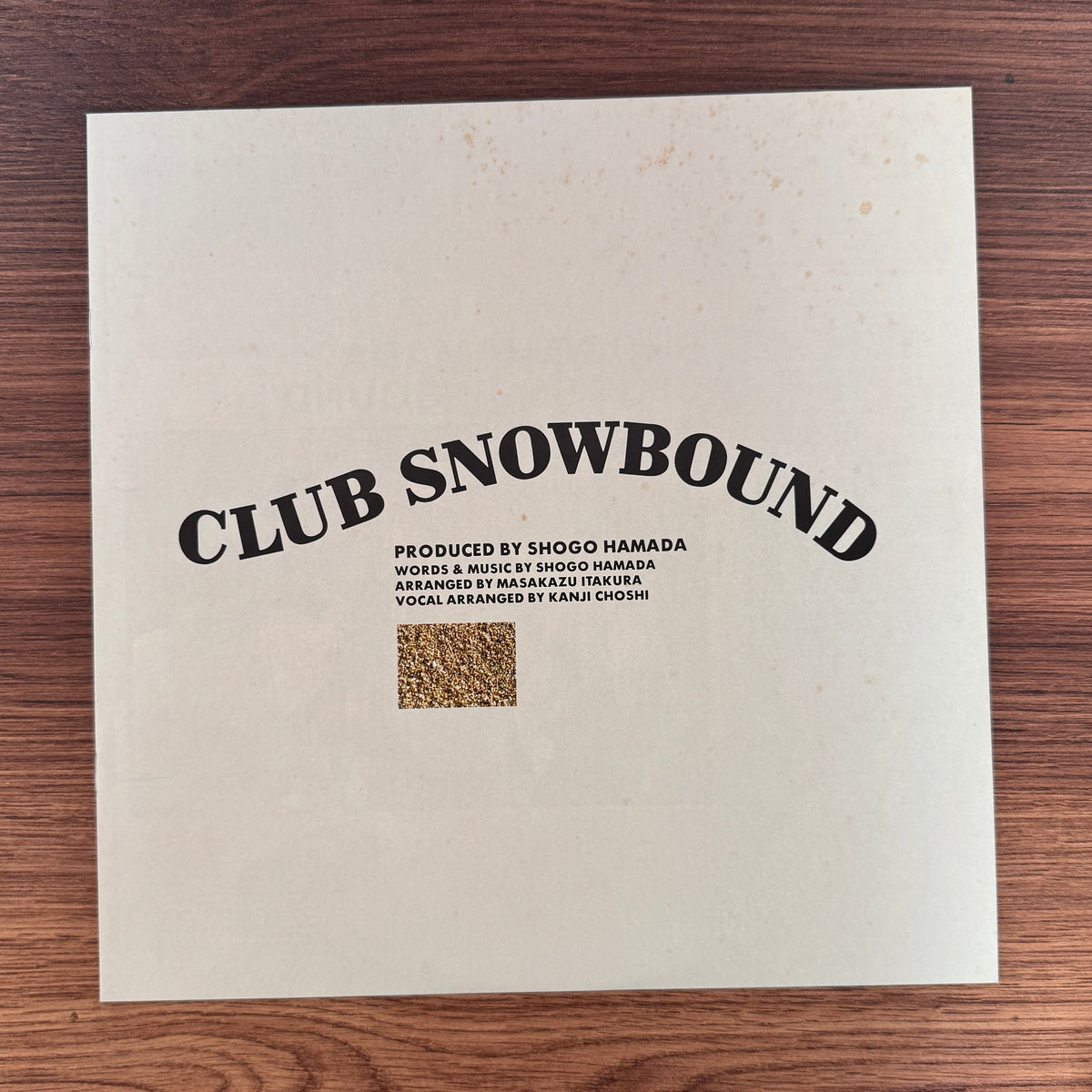 Shogo Hamada – Club Snowbound Japan Vinyl