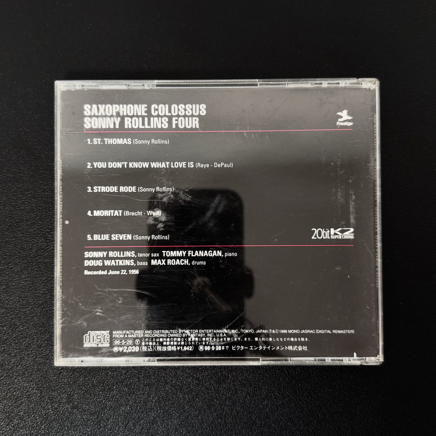 Sonny Rollins – Saxophone Colossus CD