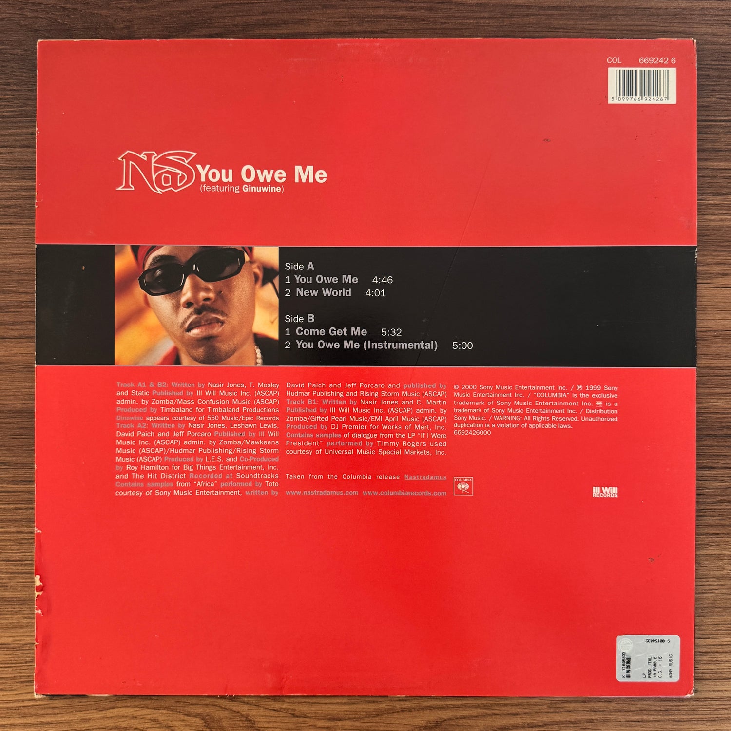 Nas Featuring Ginuwine – You Owe Me