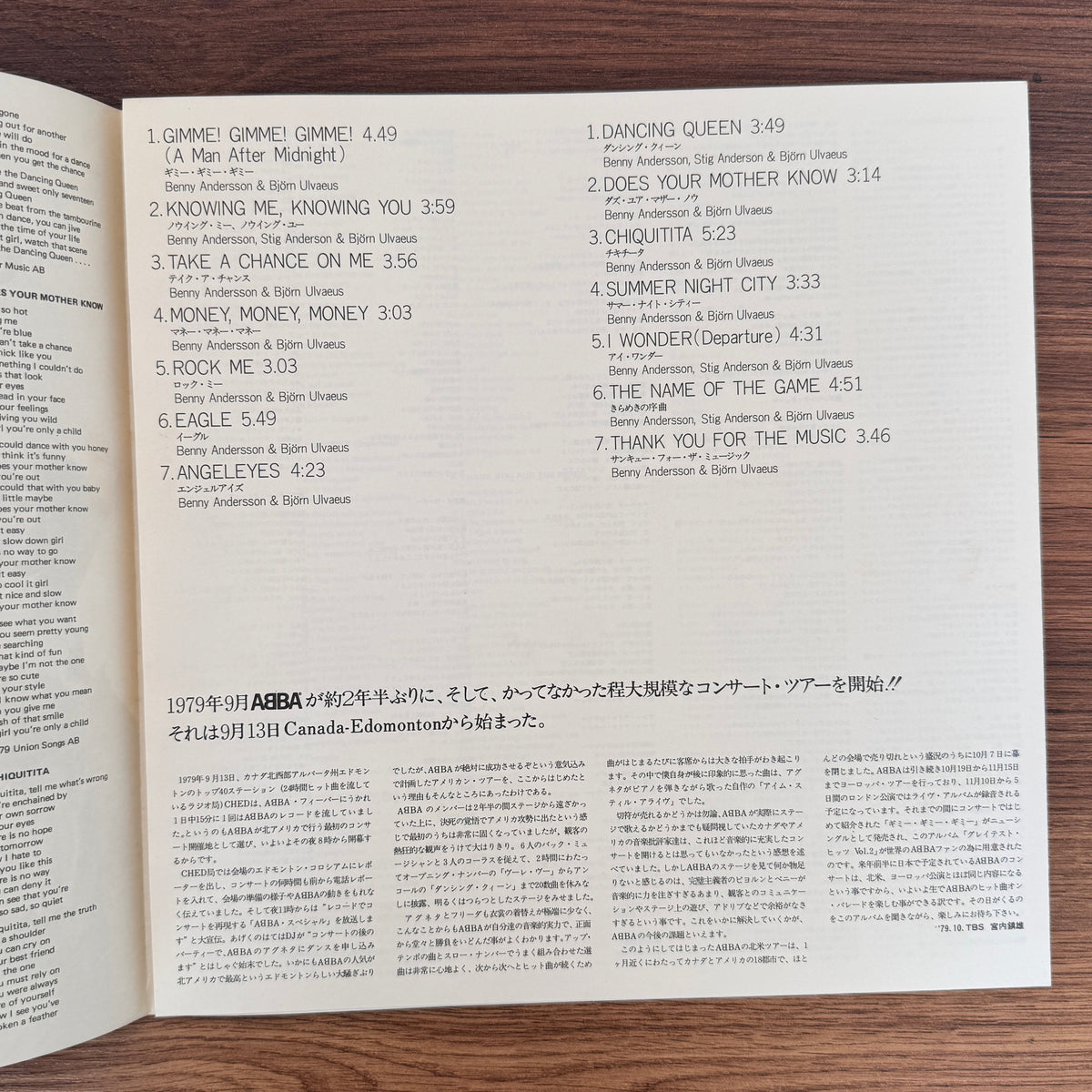 ABBA – Greatest Hits Vol. 2 Japan Vinyl