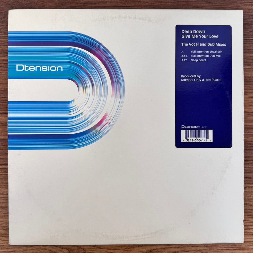 Deep Down – Give Me Your Love Japan Vinyl