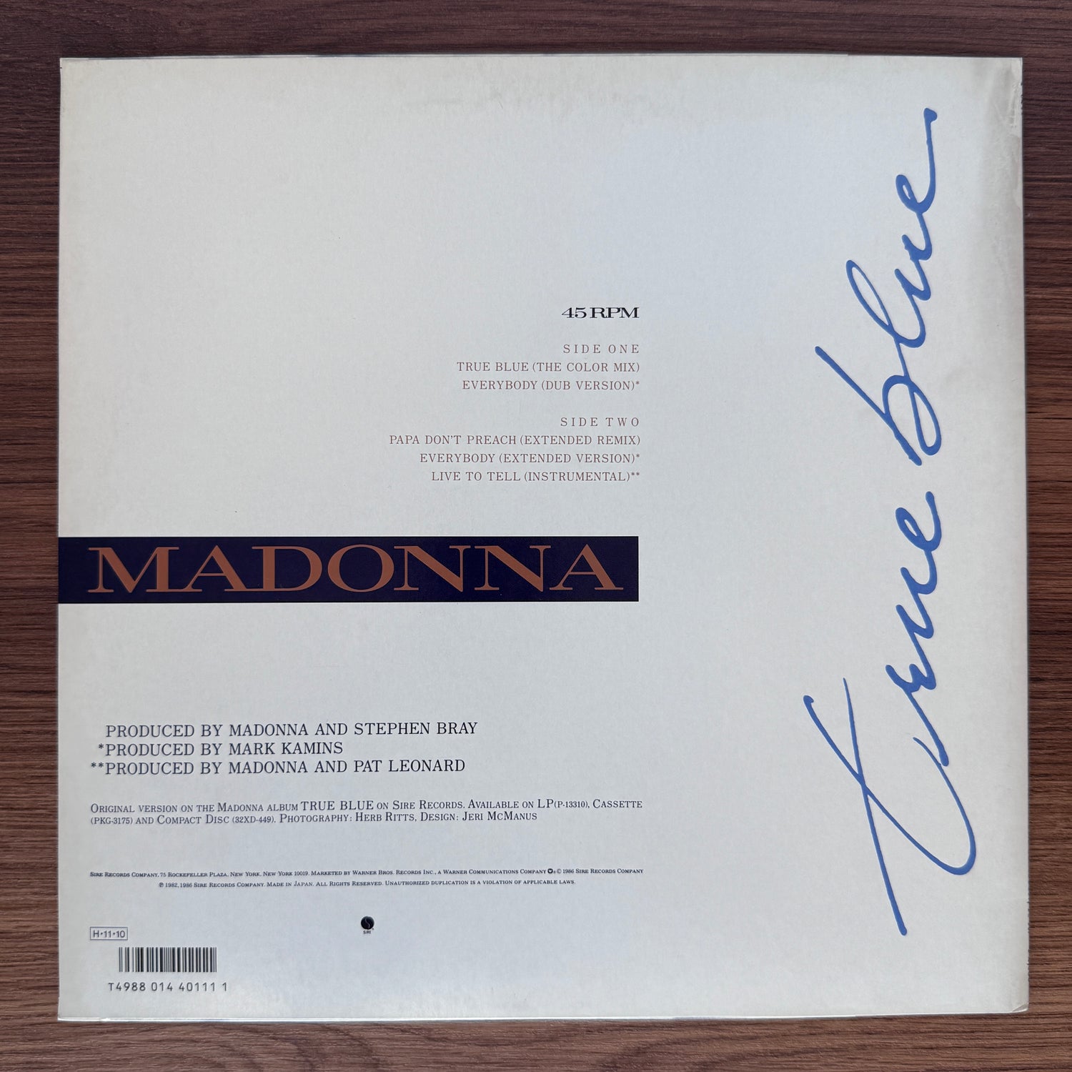 Madonna – True Blue (Super Club Mix)