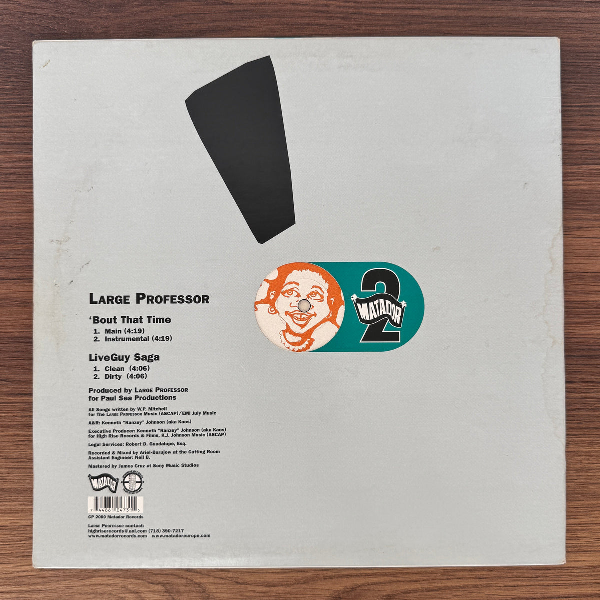 Large Professor – 'Bout That Time Japan Vinyl