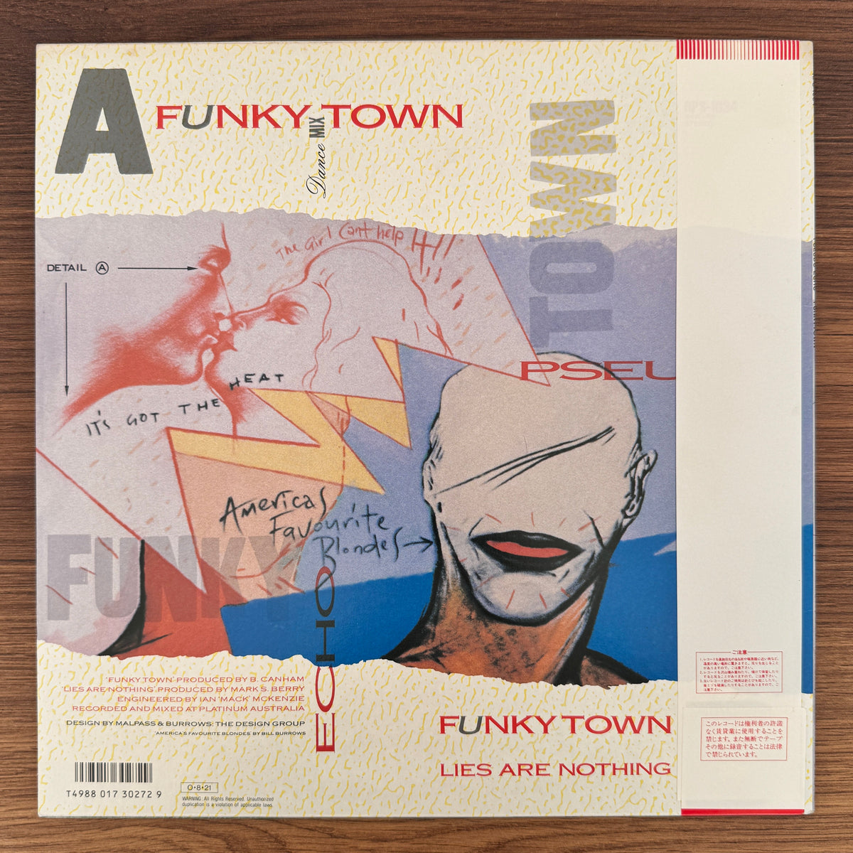 Pseudo Echo – Funkytown Japan Vinyl