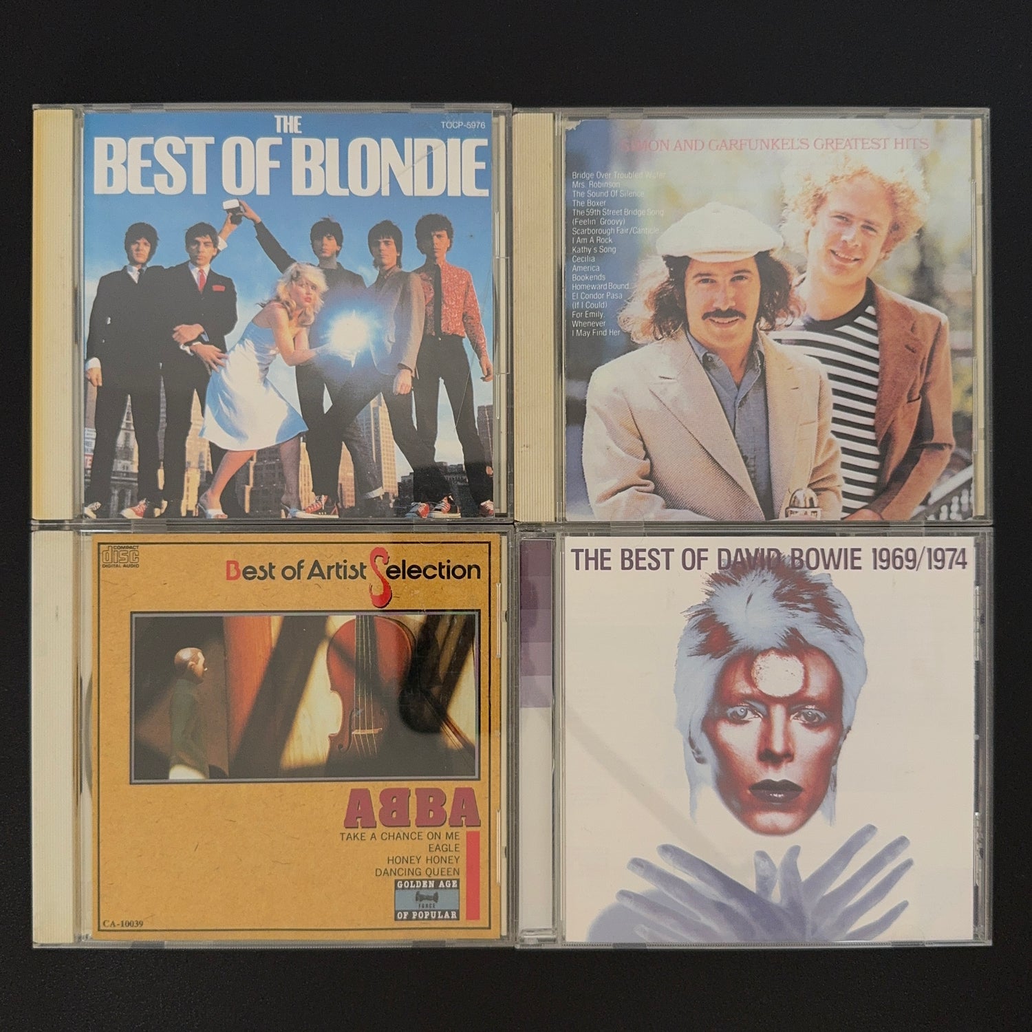 David Bowie & ABBA & Blondie Best Of CD Lotu (4 Adet)