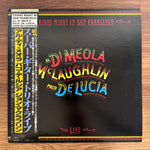 Al Di Meola / John McLaughlin / Paco De Lucía – Friday Night In San Francisco Only Japan Vinyl