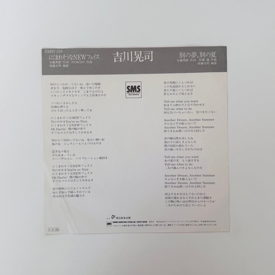 Koji Kikkawa – A New Face You'll Probably Hate / Another Dream, Another Summer