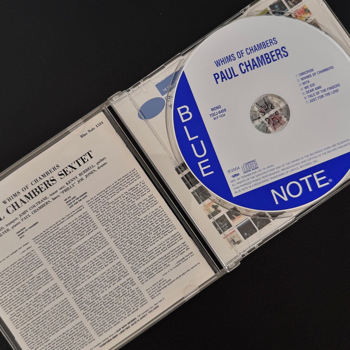 Paul Chambers Sextet – Whims Of Chambers CD Japan Vinyl