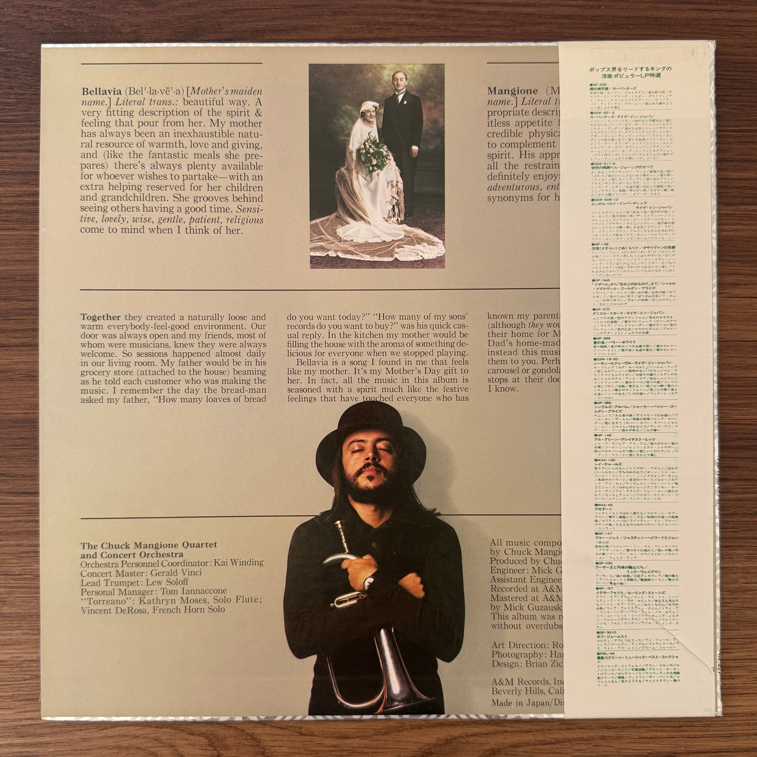 Chuck Mangione – Bellavia
