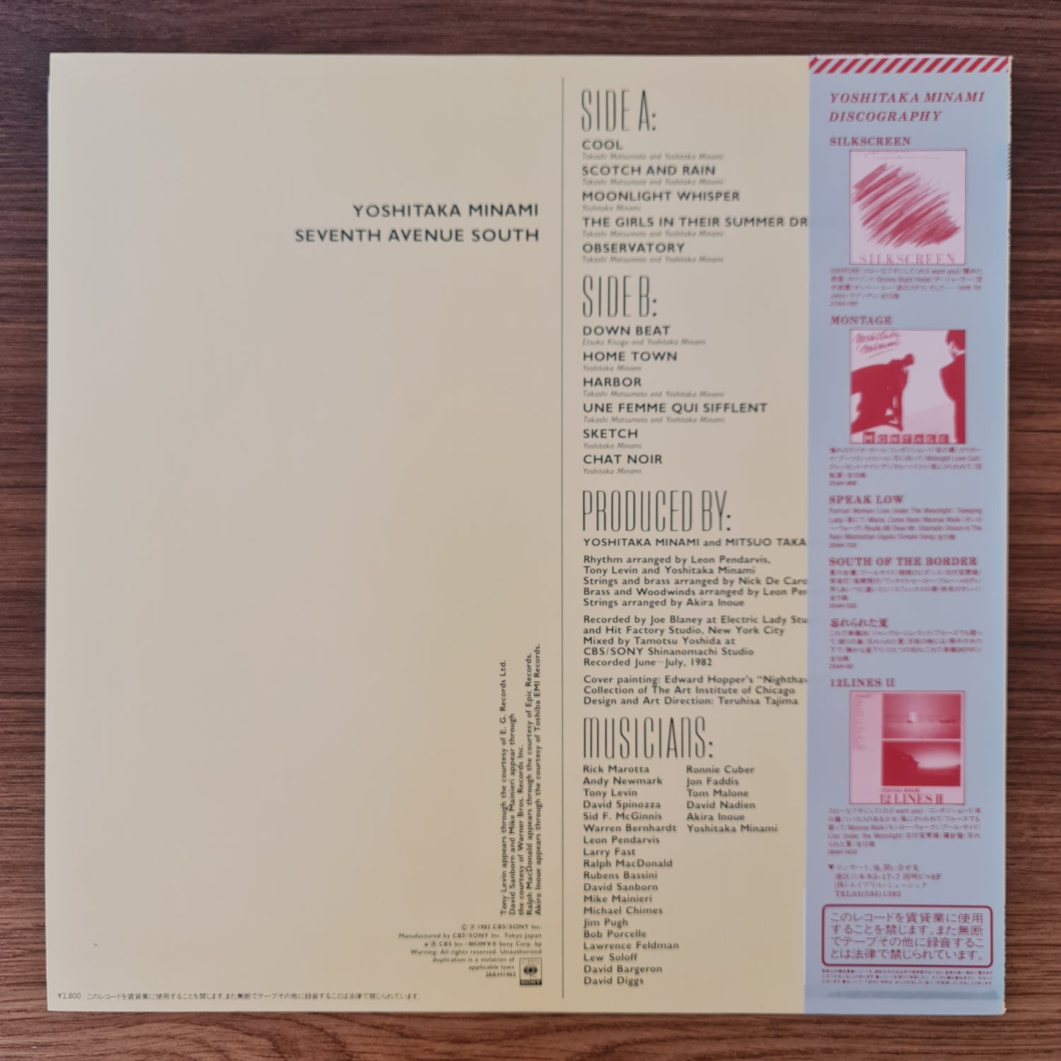 Yoshitaka Minami – Seventh Avenue South