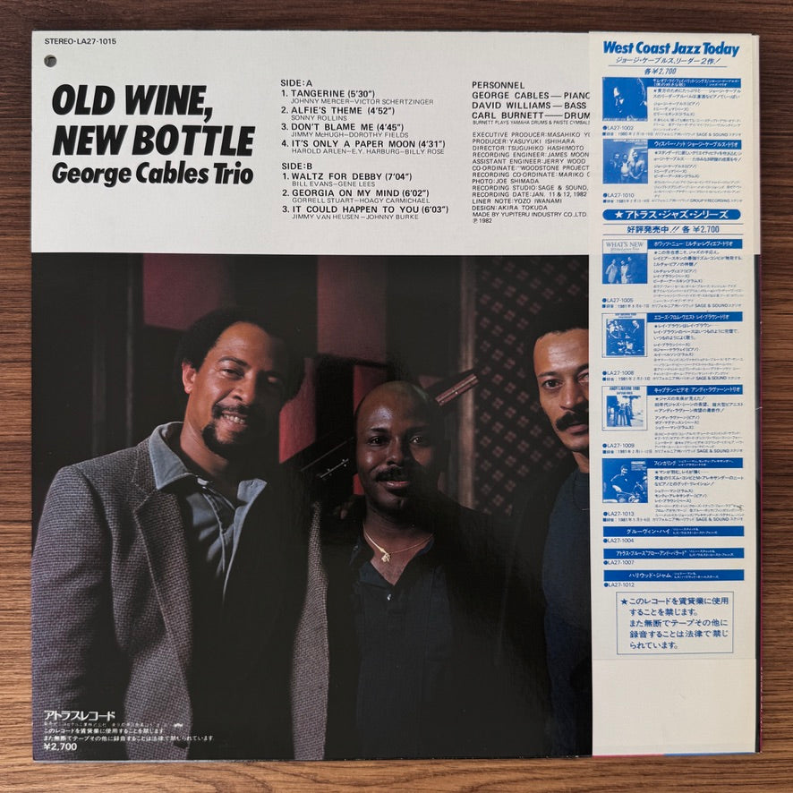 George Cables Trio – Old Wine, New Bottle