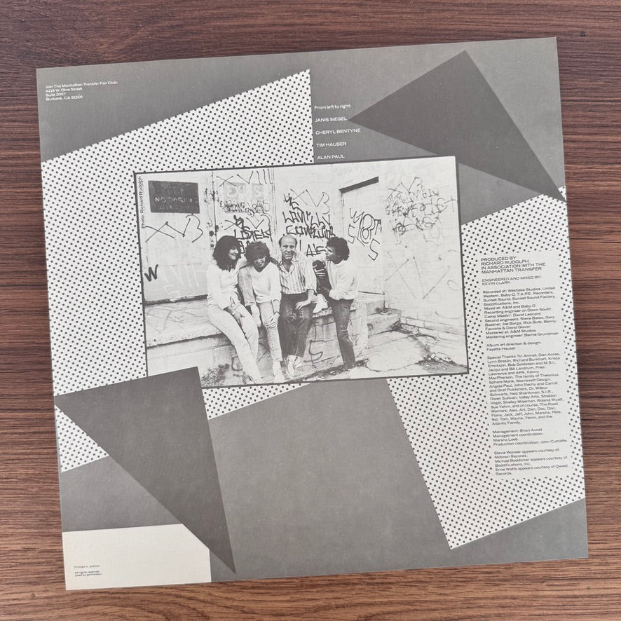 The Manhattan Transfer – Bodies And Souls Japan Vinyl