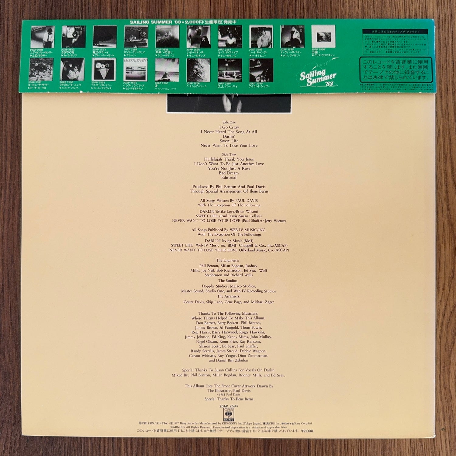 Paul Davis – Singer Of Songs - Teller Of Tales
