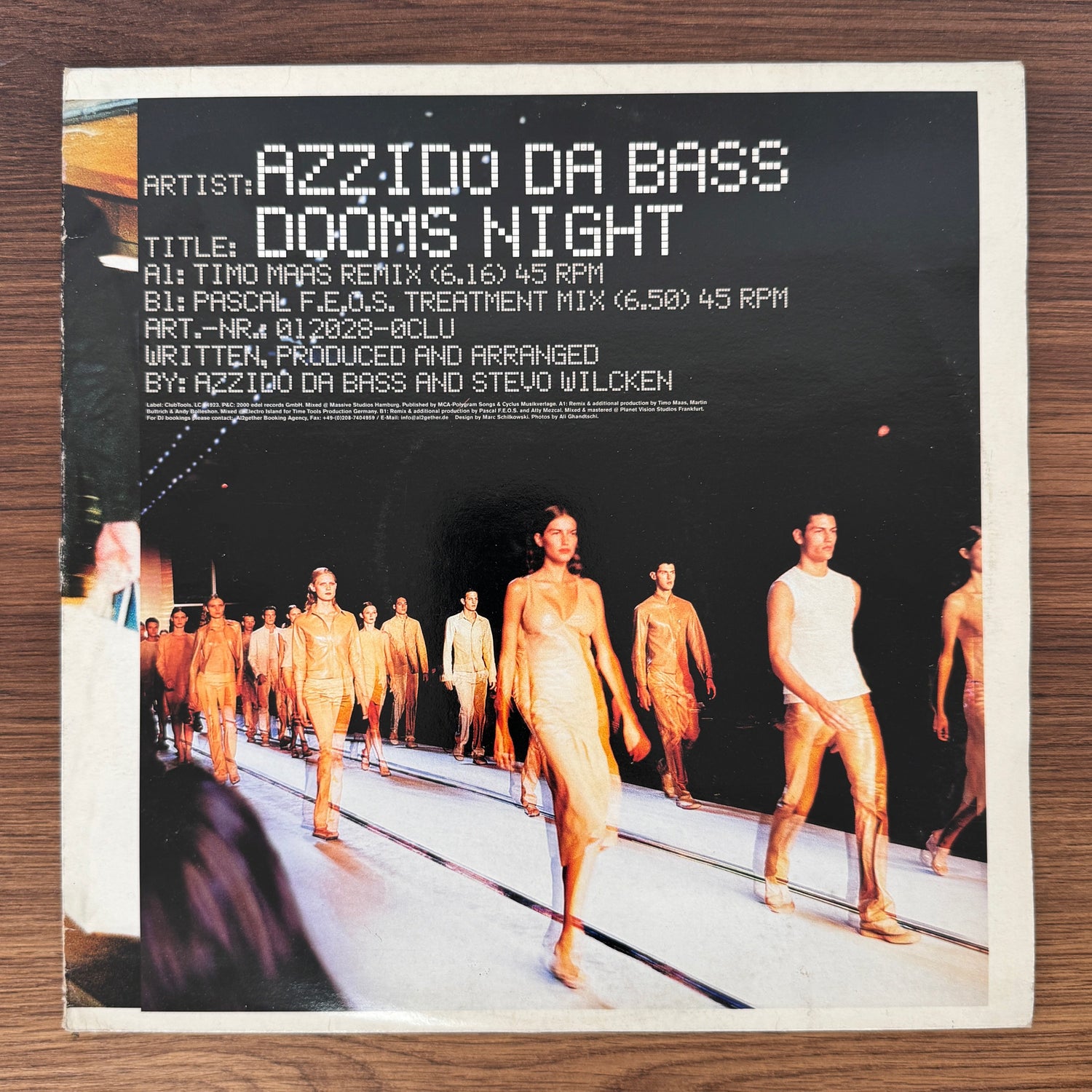 Azzido Da Bass – Dooms Night Japan Vinyl